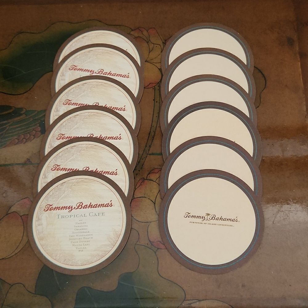 Tommy Bahama Bar Drink Coasters Lot of 12